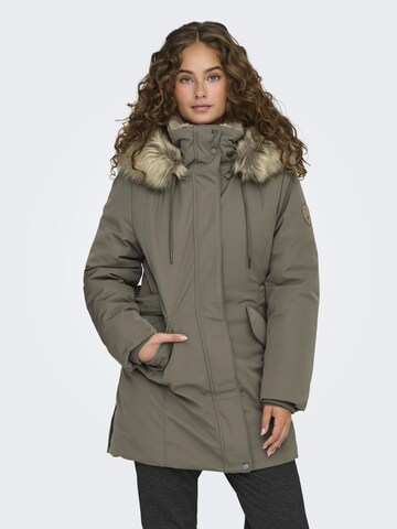 ONLY Parka 'NEW PRISKA' in Grün: Vorderseite