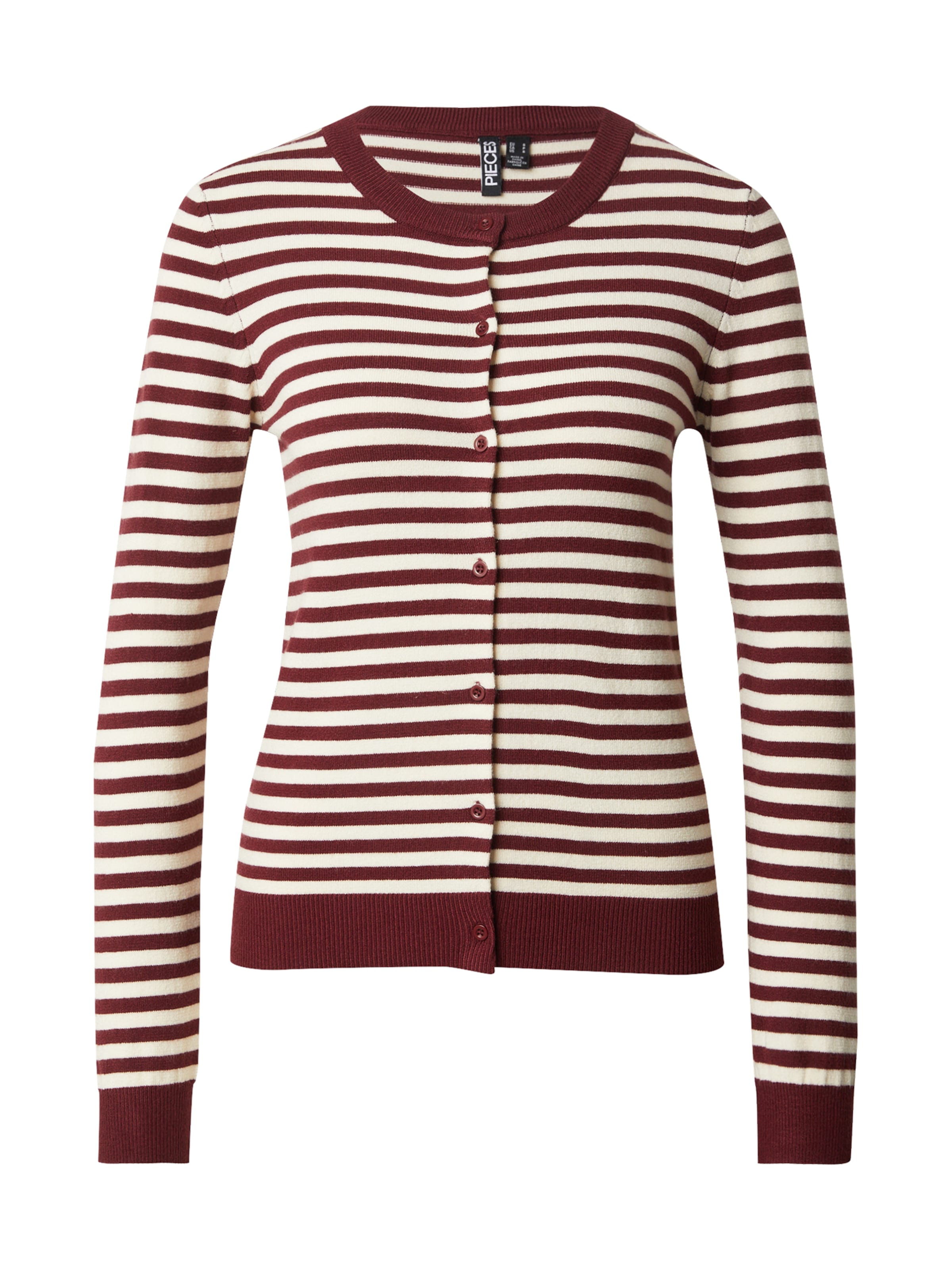 PIECES Вязаная кофта 'PCNora' в Красный: спереди