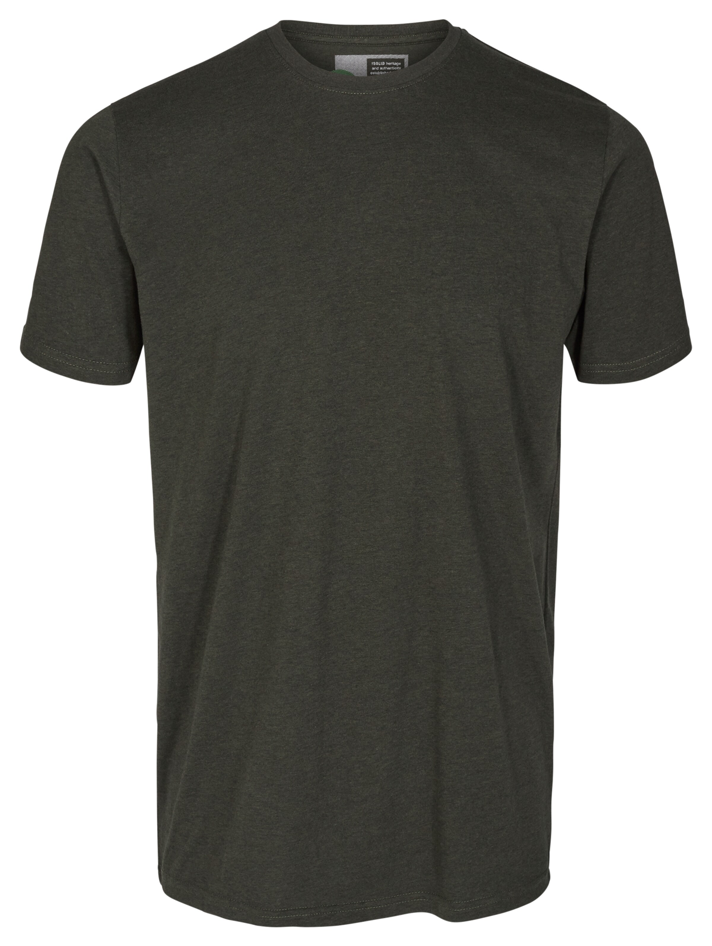 T-Shirt 'Rock' !Solid en vert : devant