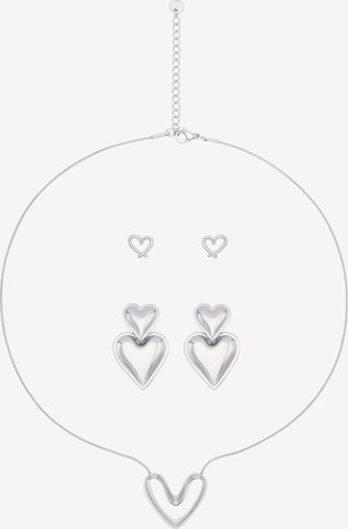 MYMO Sieraden set in Zilver: voorkant