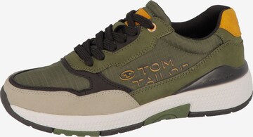 TOM TAILOR Sneakers laag in Groen: voorkant