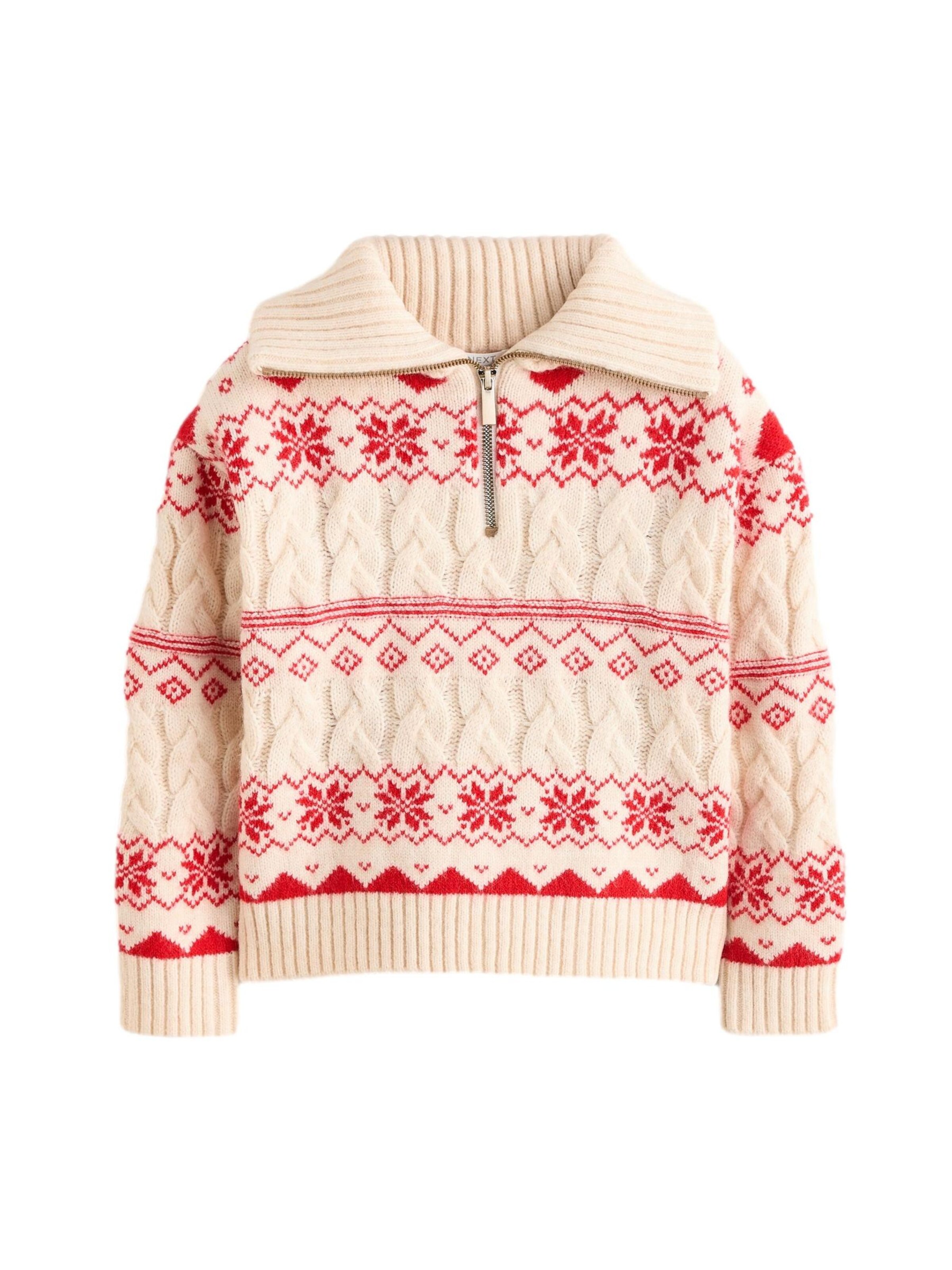 Next Sweater in White: front
