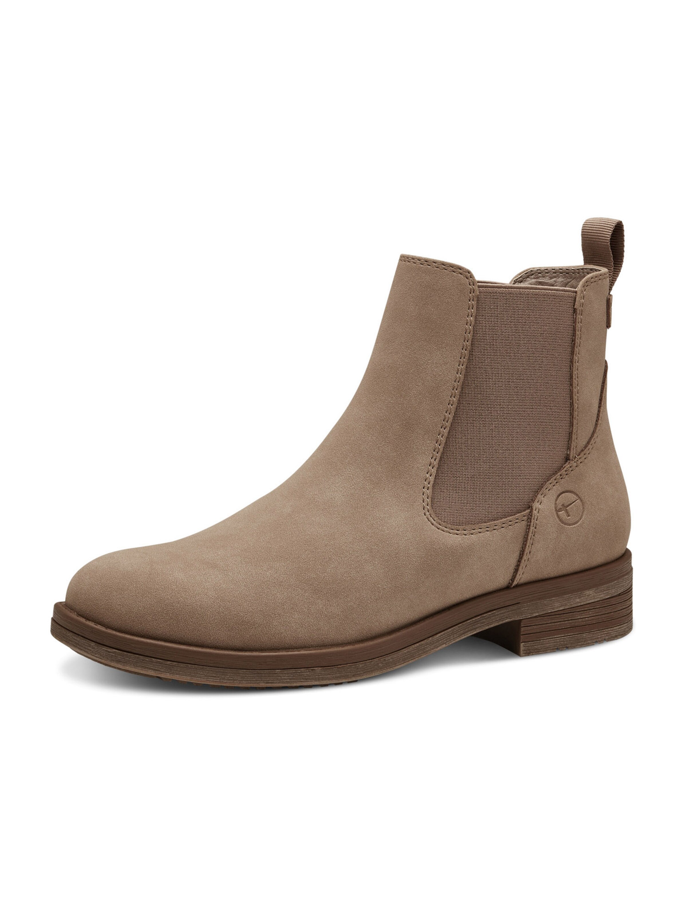Chelsea Boots Tamaris en beige : devant