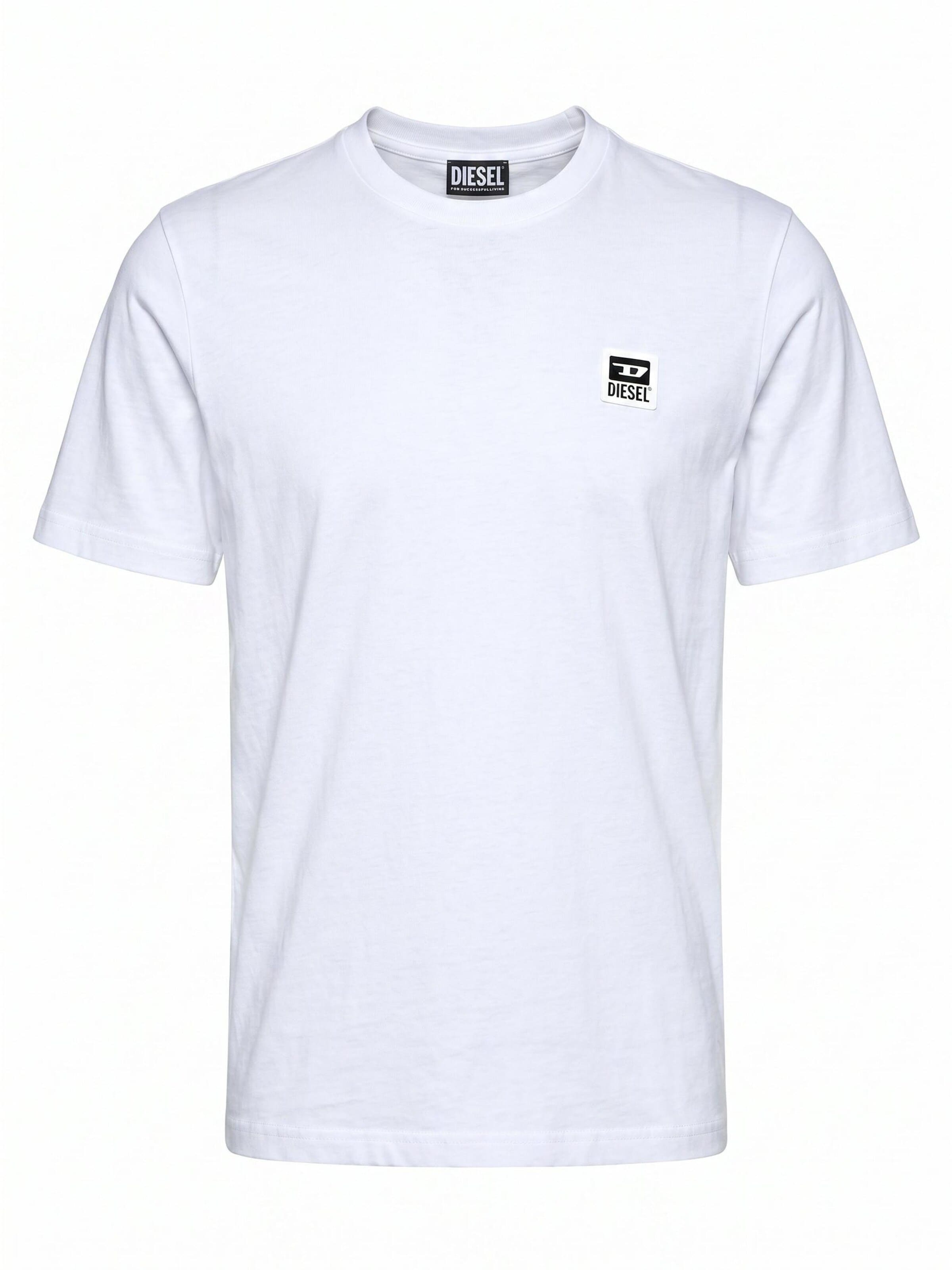 DIESEL Shirt 'T-JUST-K30' in White: front