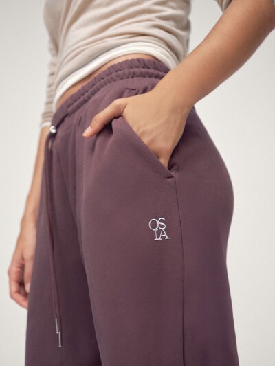 Osia Pantalon en 34 en rouille, Vue avec produit