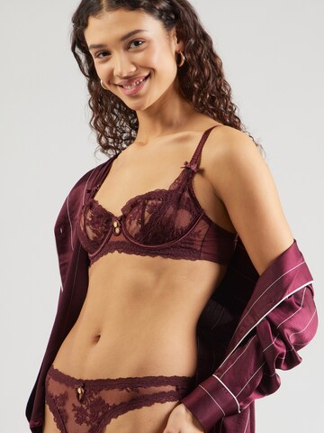 Boux Avenue Balconette Bra 'CARISSA' in Red: front