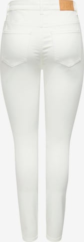 JDY Skinny Jeans 'TULGA' in Weiß