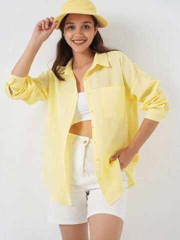 Chemisier Bigdart en jaune