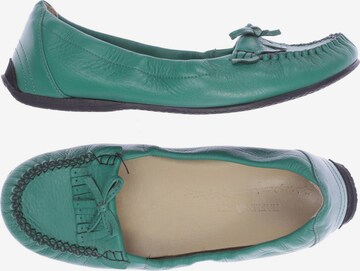 HAFLINGER Flats & Loafers in 40 in Green: front