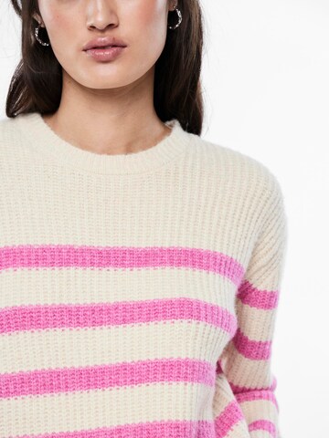 PIECES Sweater 'KLARA' in Beige