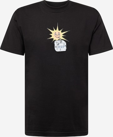 HUF T-Shirt 'SIPPIN SUN' in Schwarz: predná strana