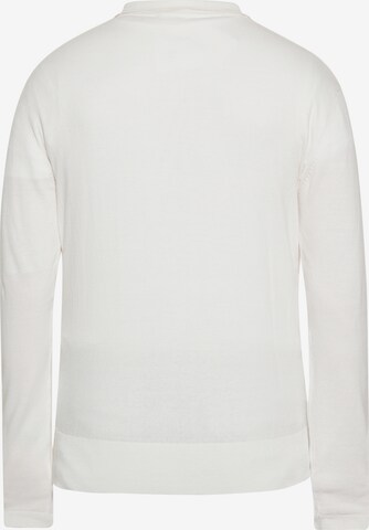 Pull-over MO en blanc