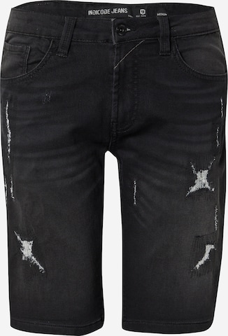 INDICODE JEANS Slim fit Jeans in Black: front