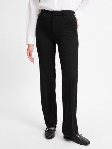 DRYKORN Slim fit Trousers with creases 'Bet' in Black: front
