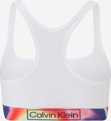 Bustieră Sutien de la Calvin Klein Underwear Plus pe alb