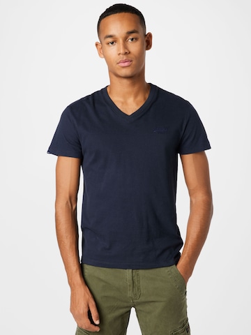 Superdry Shirt in Blauw: voorkant