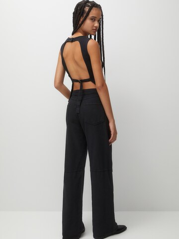 Pull&Bear Wide leg Broek in Grijs