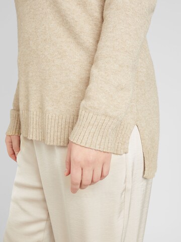 Vila Curve Pullover 'RIL' in Beige