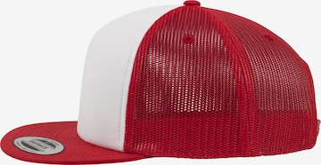 Cappello da baseball 'Foam' di Flexfit in bianco