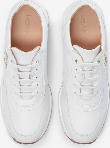 Kazar Platform trainers in White