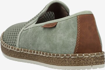 Espadrile de la Rieker pe verde