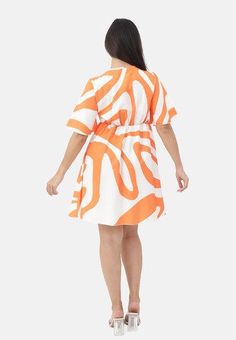 Elara Summer dress in Orange