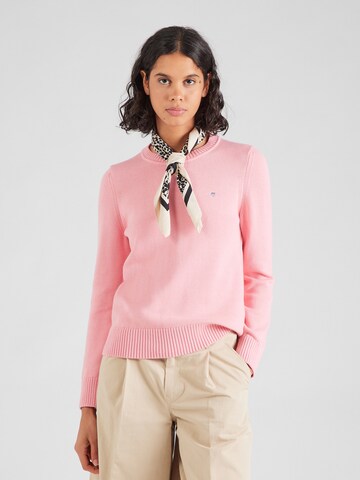 GANT Свитер 'CLASSIC' в Ярко-розовый: спереди
