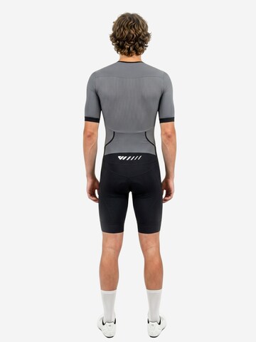 Completo sportivo 'Wulibike Triathlonanzug Herren Sportlich, mit Sitzpolster, grau, atmungsaktiv' di WULIBIKE in grigio