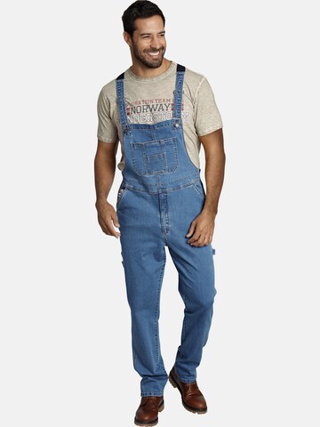 Jan Vanderstorm Regular Jean Overalls 'Kearon' in Blue: front