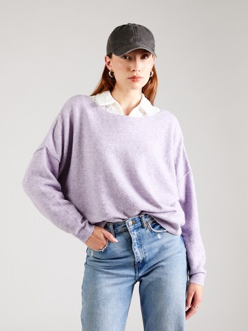 AMERICAN VINTAGE Pulóver 'Damsville' - lila: elől