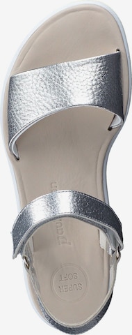 Sandalo con cinturino di Paul Green in argento