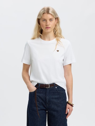 SELECTED - Camiseta en blanco: frente
