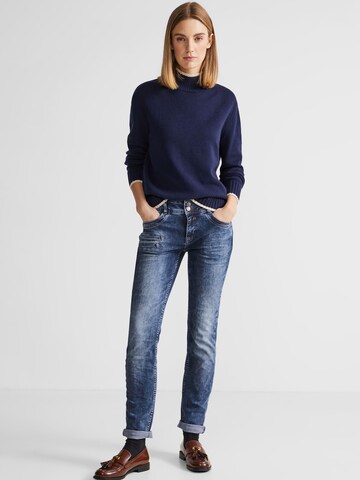 STREET ONE Slimfit Jeans 'Jane' in Blauw