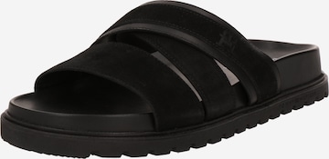 TOMMY HILFIGER - Zapatos abiertos 'ELEVATED' en negro: frente