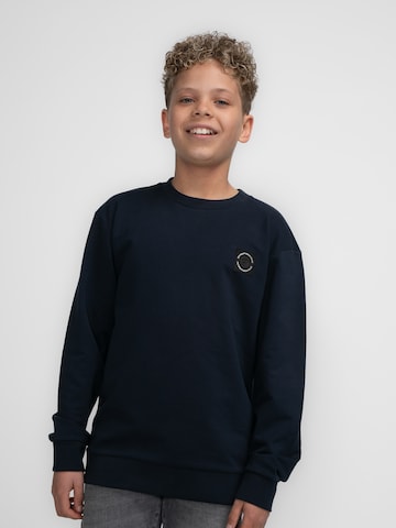 Sweat 'Stevens Village' Petrol Industries en bleu