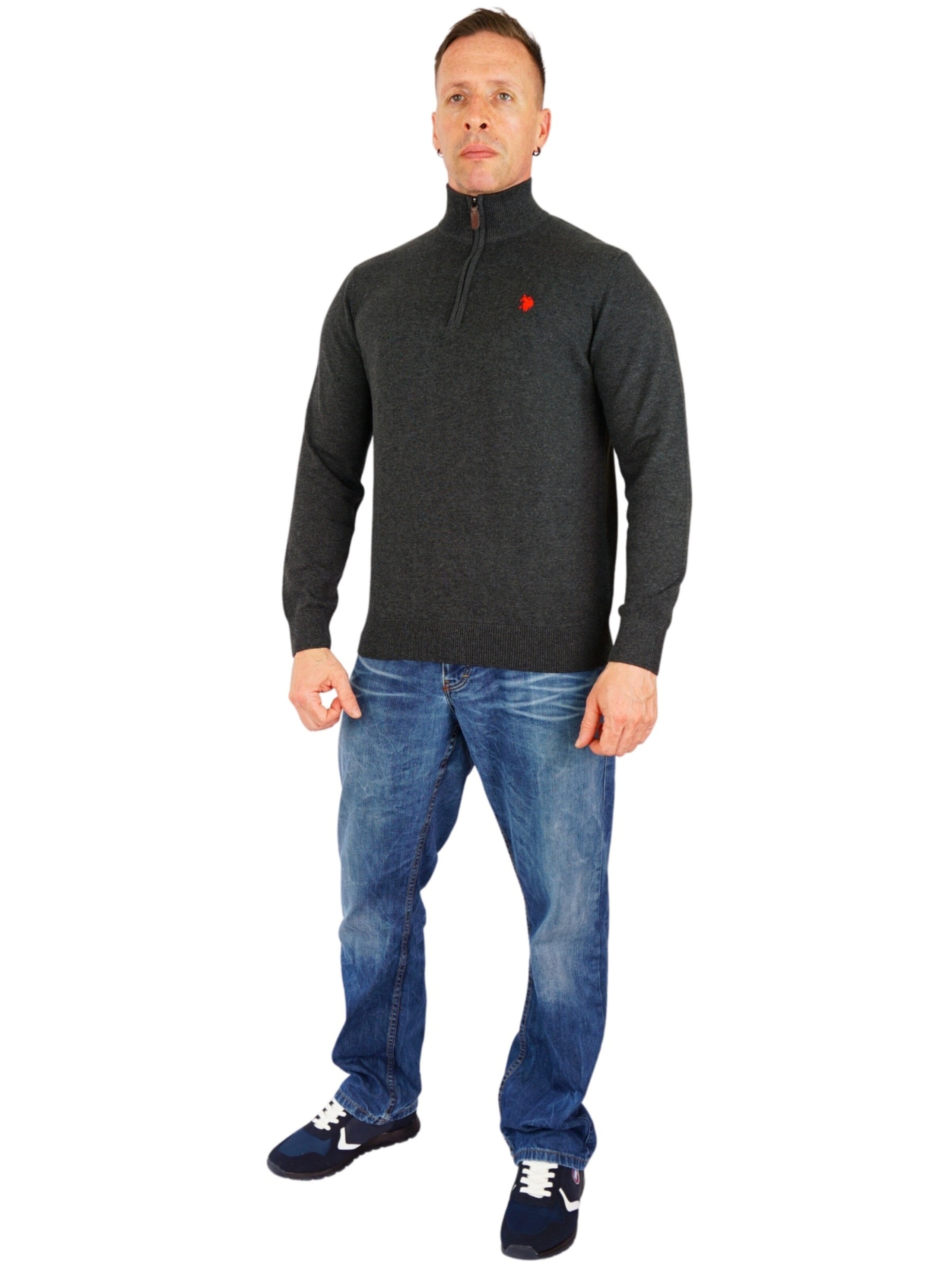 U.S. POLO ASSN. Pullover i grå