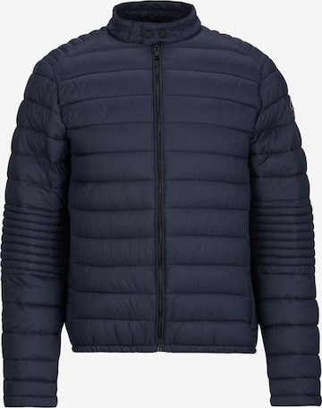 REPLAY Tussenjas ' Dull Nylon ' in Blauw: voorkant