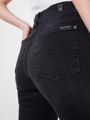 juoda 7 for all mankind Standartinis Džinsai