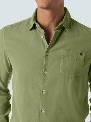 No Excess Regular Fit Hemd in Grün