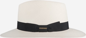Hatland Hoed 'Stefano Panama' in Wit: voorkant