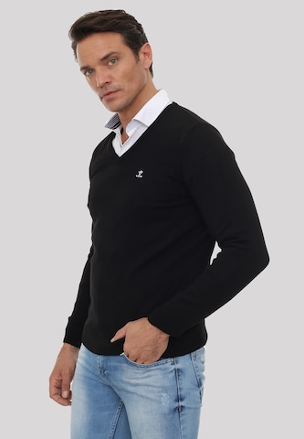 Sir Raymond Tailor Sweater 'Erky' in Black