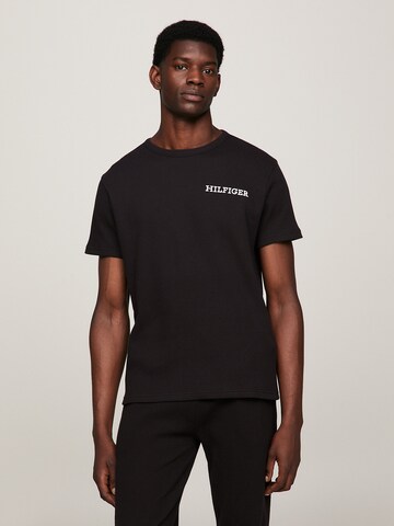 T-Shirt TOMMY HILFIGER en noir : devant