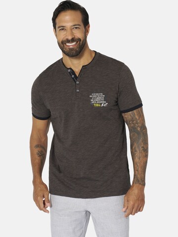 Jan Vanderstorm T-Shirt ' Seppor ' in Schwarz: Vorderseite