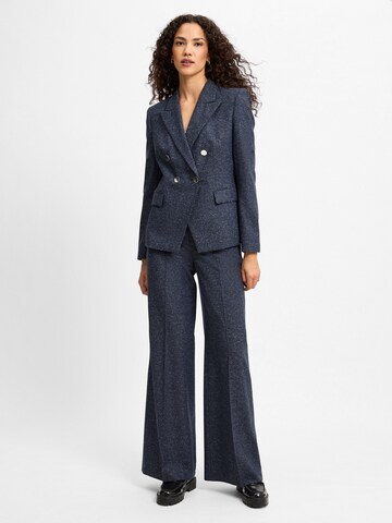 BOSS Regular Bandplooibroek 'Tupita' in Blauw