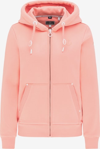 DreiMaster Maritim Sweat jacket in Pink: front