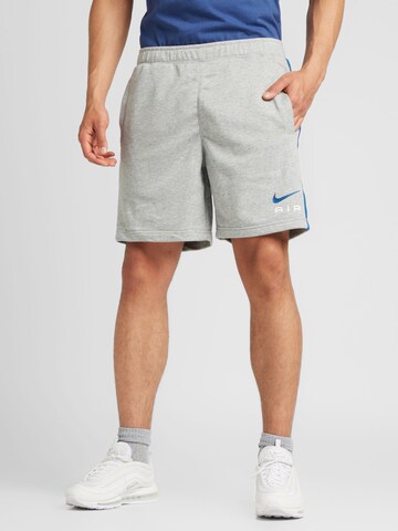 Nike Sportswear Regular Broek 'AIR' in Grijs: voorkant