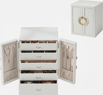 MEVYRA Jewelry Storage in White: front