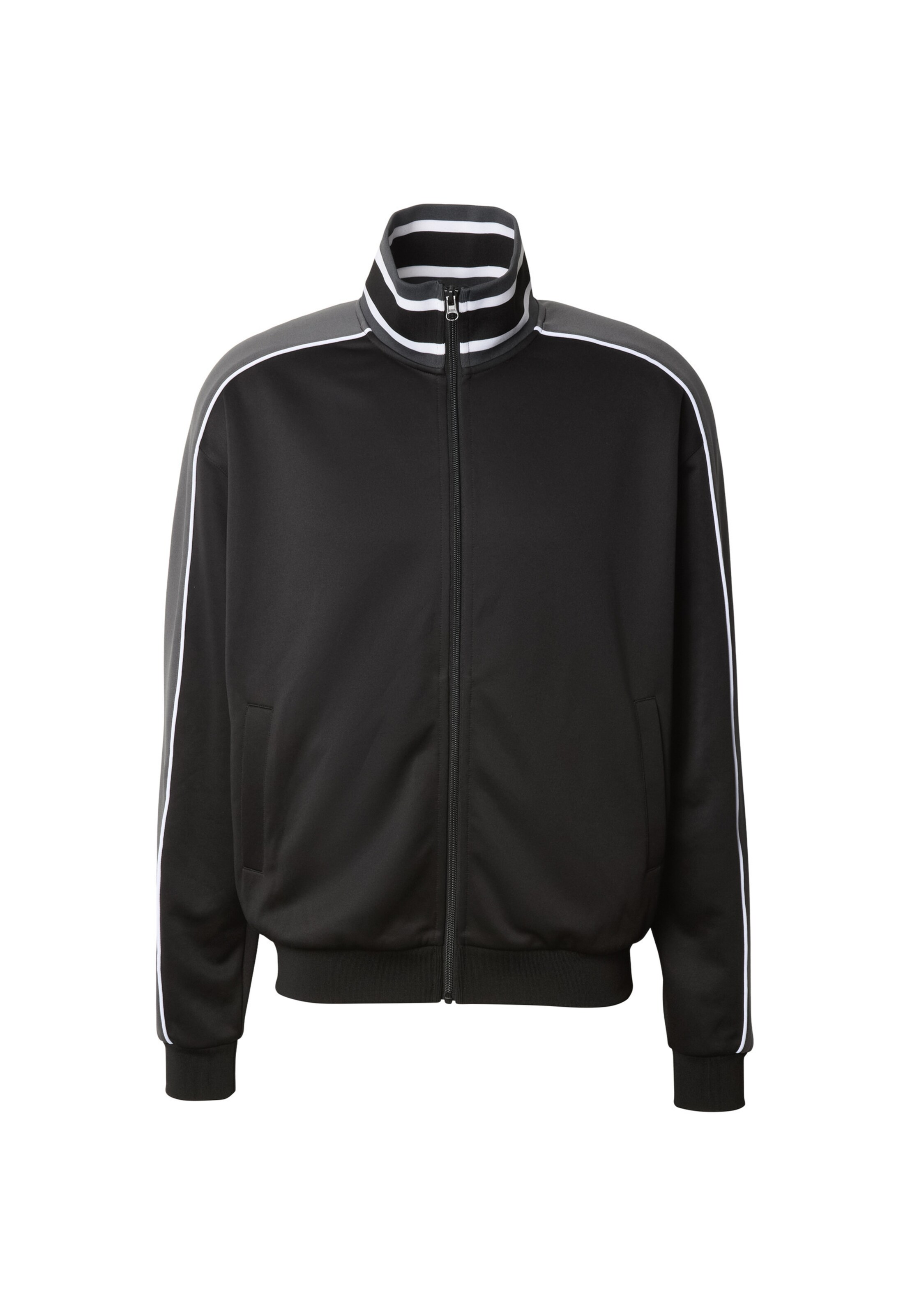 Urban Classics - Chaqueta de entretiempo en negro: frente