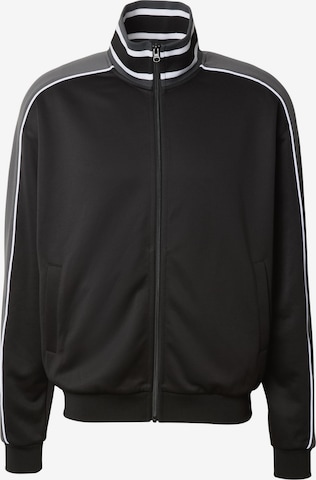 Urban Classics - Chaqueta de entretiempo en negro: frente