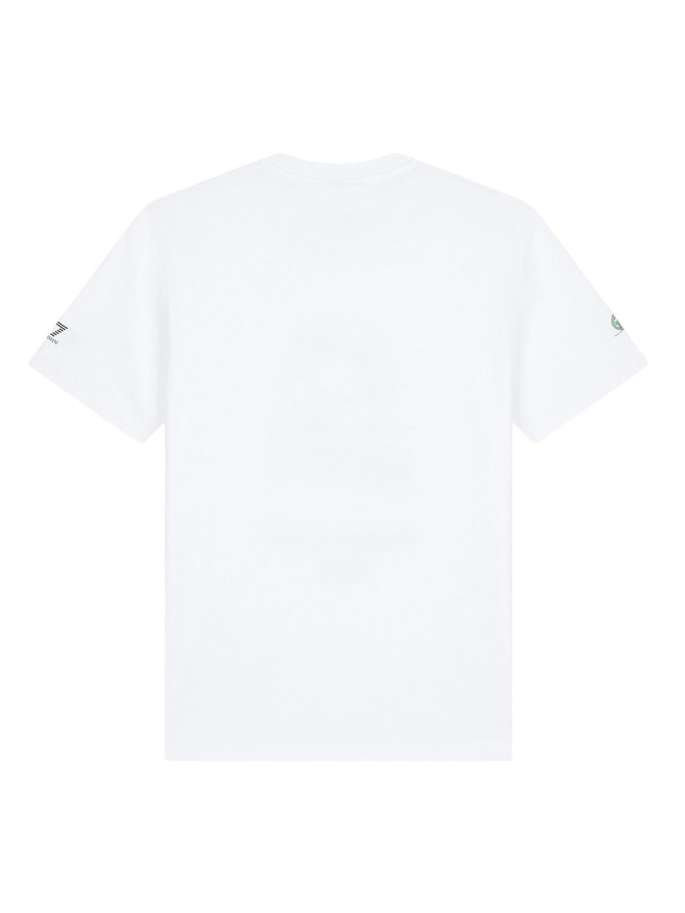 Maglietta '7M002815' di EA7 Emporio Armani in bianco